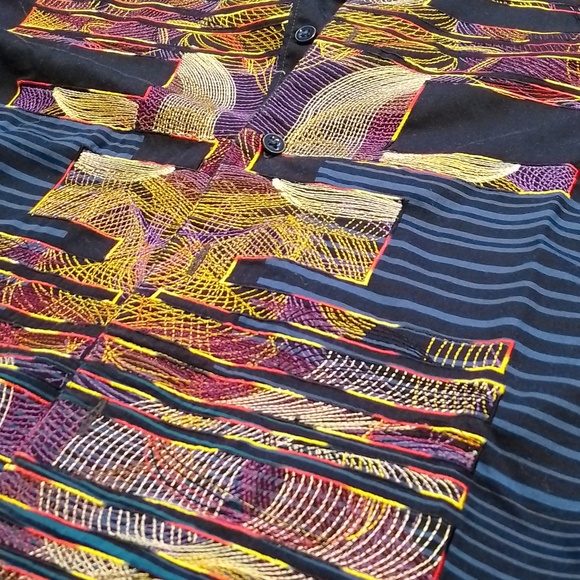 Robert Graham limited Edition 3xl mens Button down shirt embroidered - Picture 2 of 7